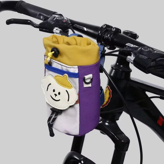 Bike Handlebar Cup Holder Bag with Phone Pocket – Cycling
