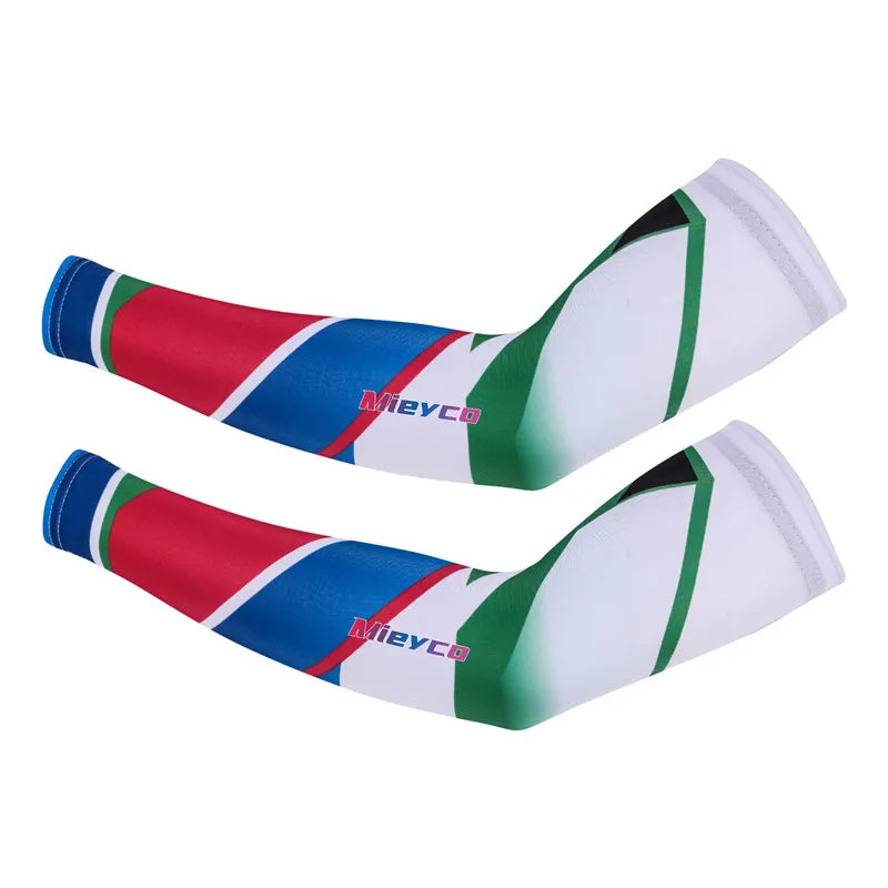 UV Protection Cycling Arm Sleeves – Breathable Ice Silk, Unisex
