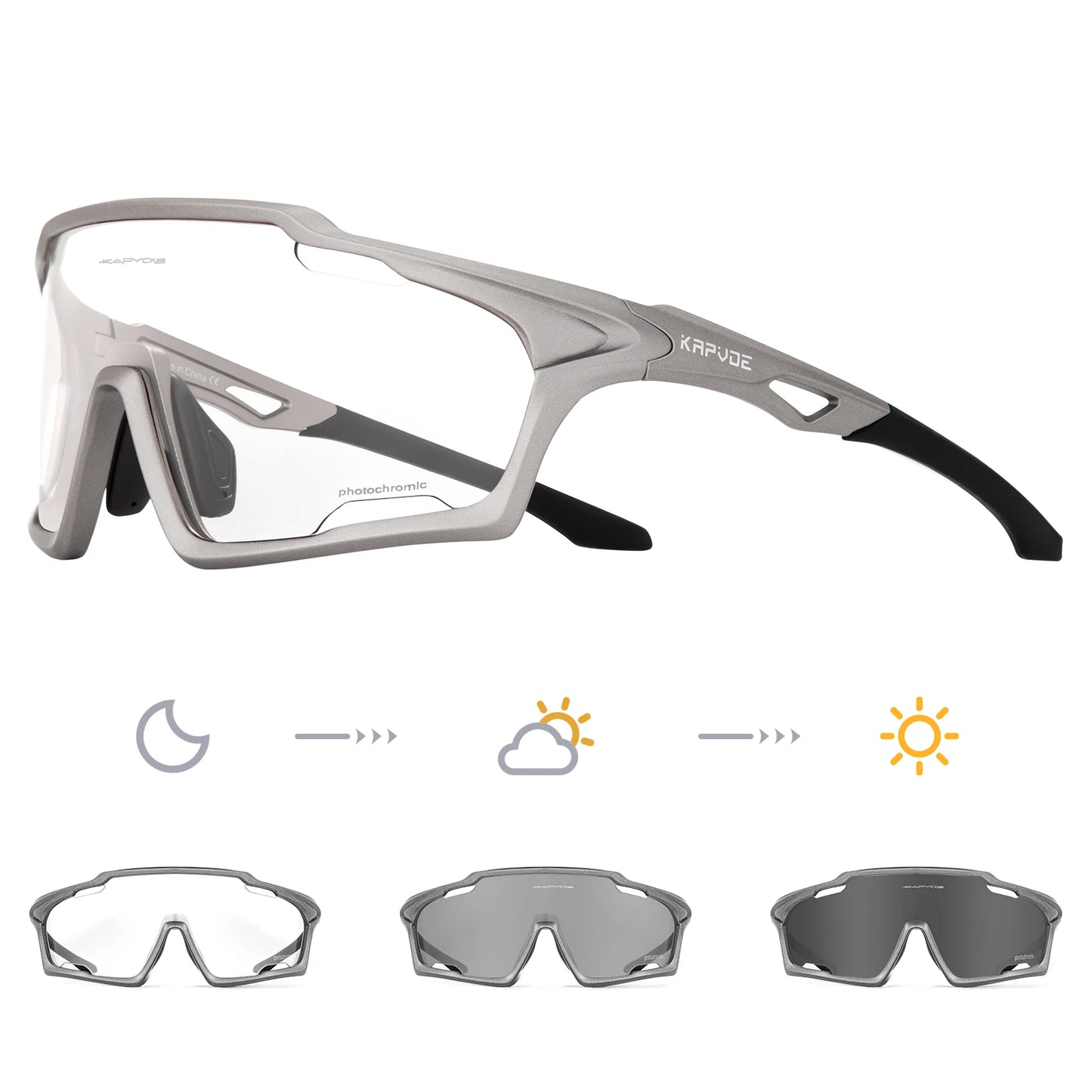 Light-Adaptive Cycling Glasses