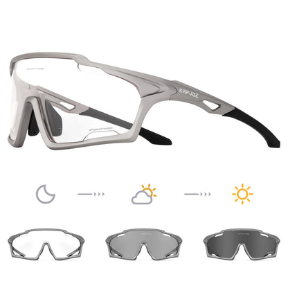 Light-Adaptive Cycling Glasses