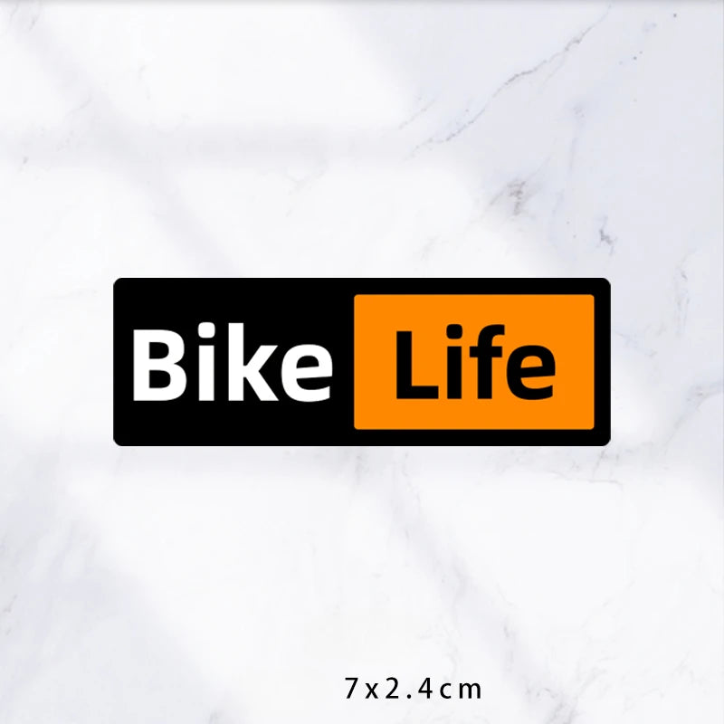Bike Life Handlebar Sticker