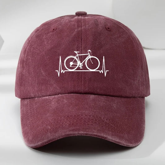 Cappello cardiaco in bicicletta