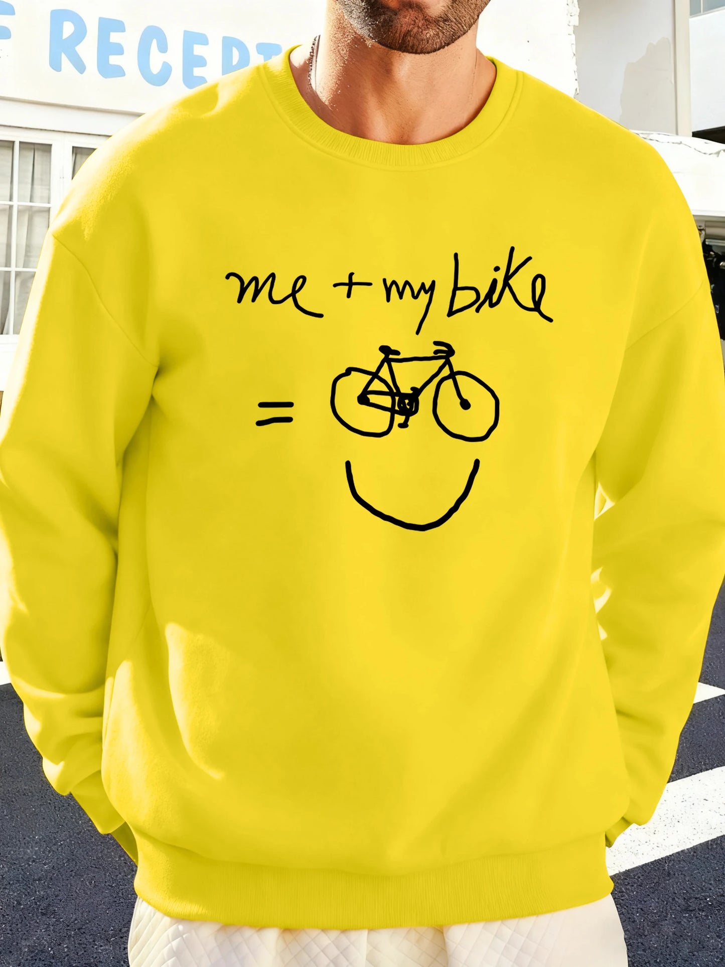 Me + My Bike Crewneck Sweatshirt