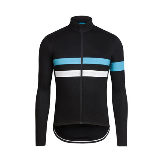Men's Long Sleeve Cycling Jersey – Full Zip MTB Road Bike Shirt