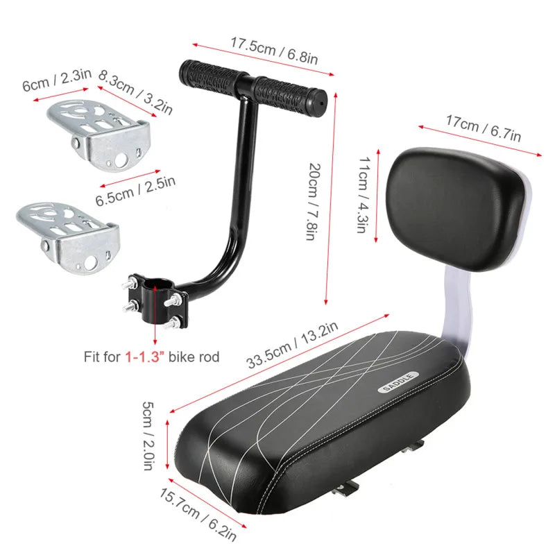 Bicycle Back Seat Soft Cushion