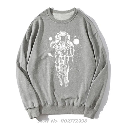 MTB Astronaut Cyclist Hoodie