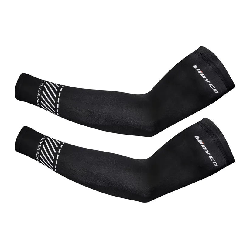 UV Protection Cycling Arm Sleeves – Breathable Ice Silk, Unisex