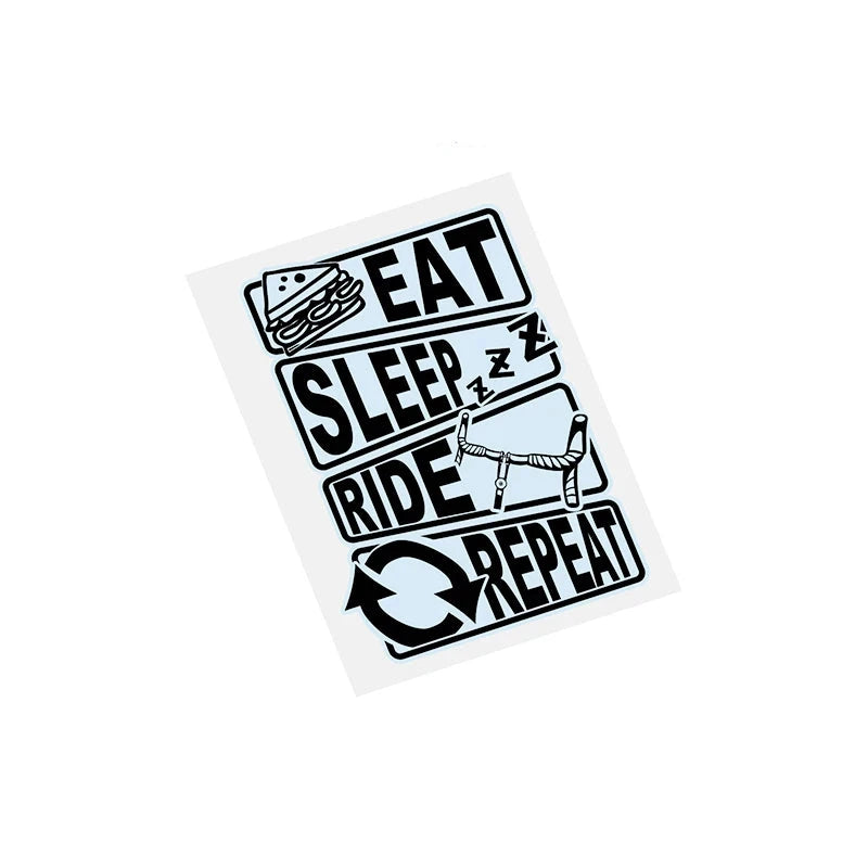 Reflective Waterproof Bicycle Frame Stickers – Top Tube Decals