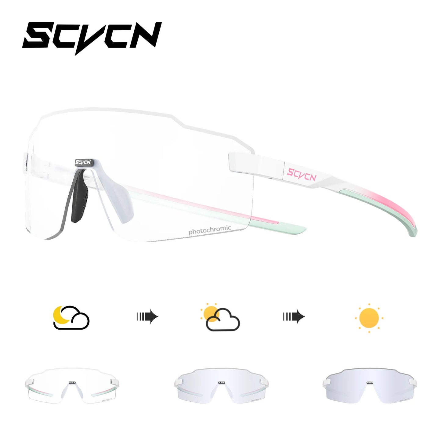 Photochromic Cycling Sunglasses