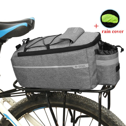 13L Waterproof Bike Rear Bag – Bicycle Pannier with Rain Cover