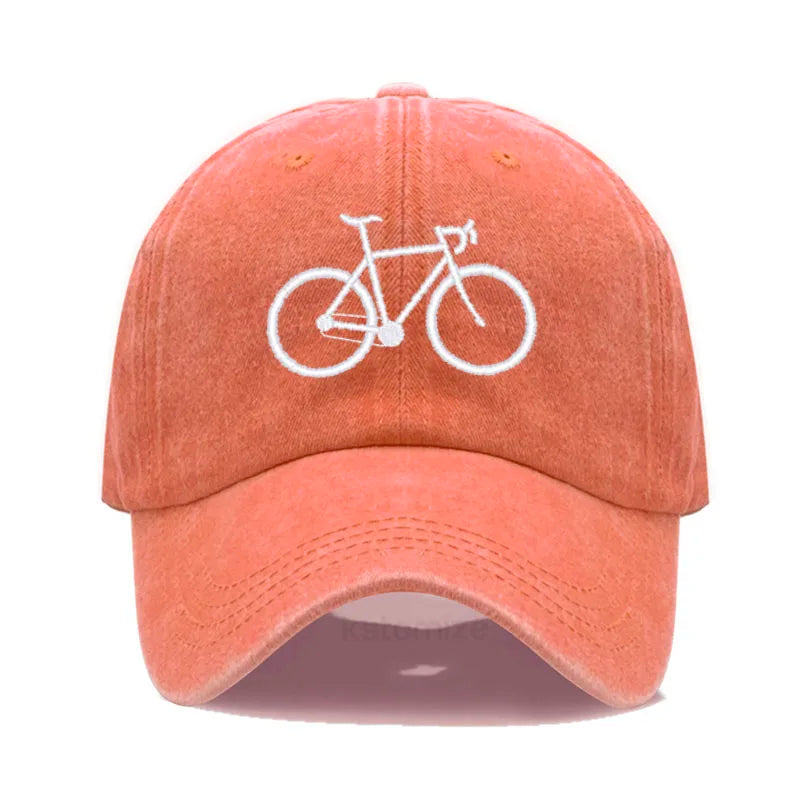 Fahrrad-Baseballmütze aus Baumwolle