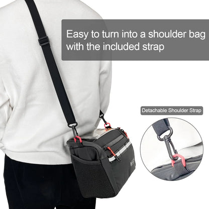4L Insulated Bike Handlebar Bag – Waterproof Cycling Front Bag