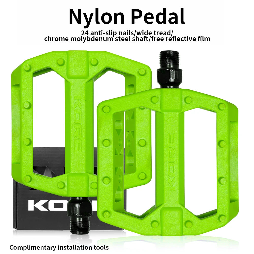 Pedali per bicicletta leggeri in fibra di nylon
