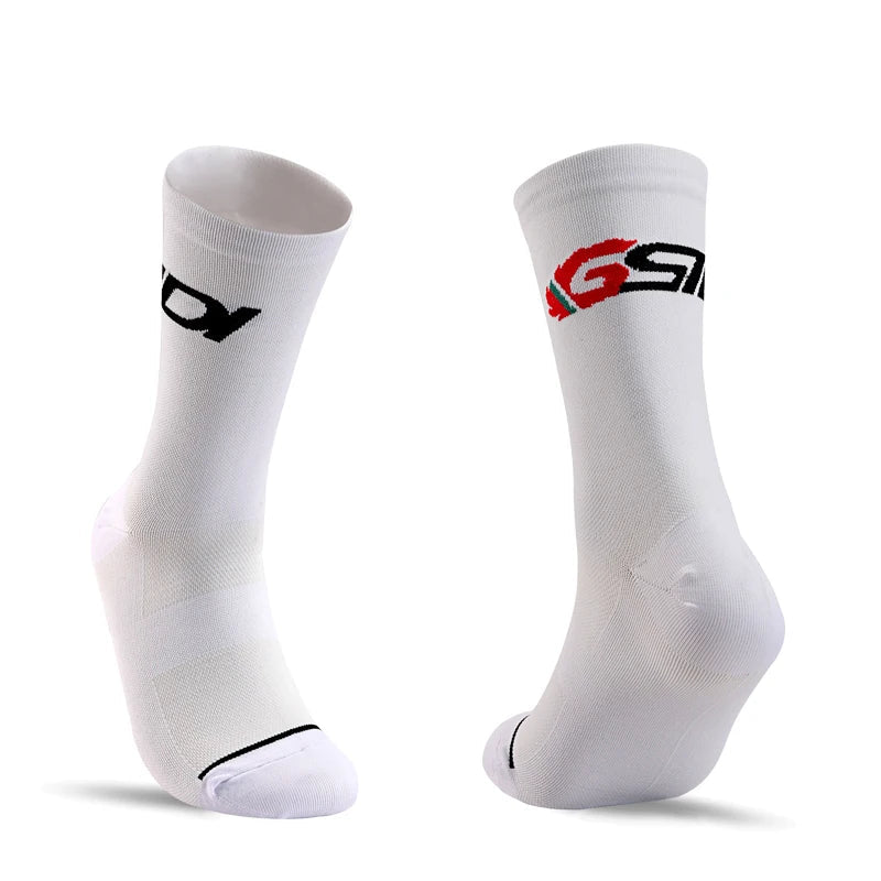 High-Performance Mid-Calf Cycling Socks