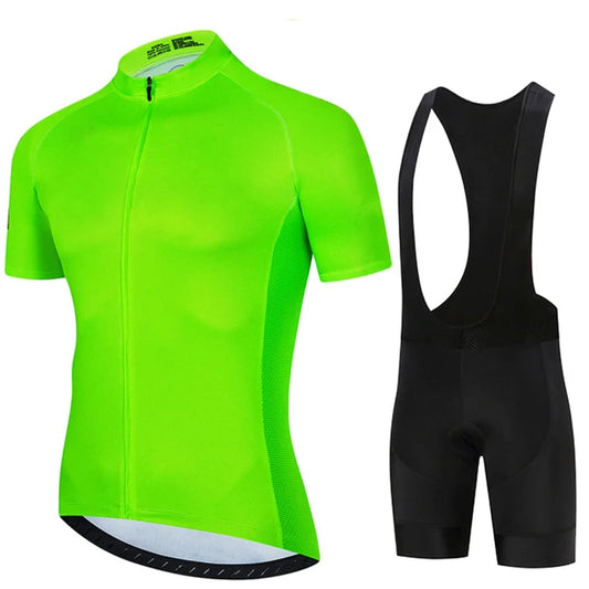 Cycling Jersey and Bib Shorts Set 