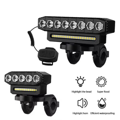 Luz LED para bicicleta de alta intensidad