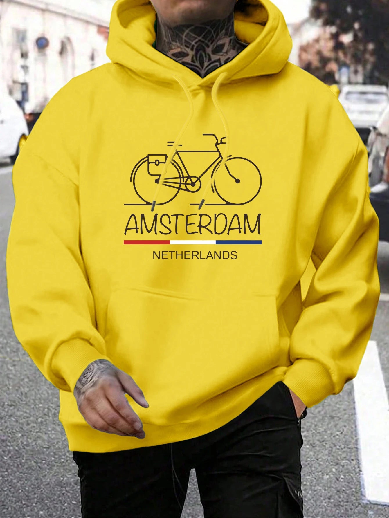 Netherlands Bike Pullover Hoodie 