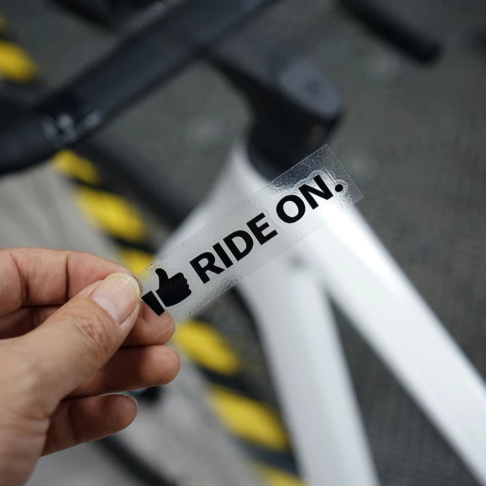 Ride On Thumbs-Up Bicycle Decals