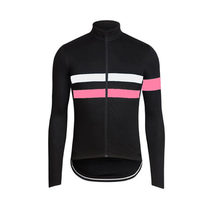 Men's Long Sleeve Cycling Jersey – Full Zip MTB Road Bike Shirt