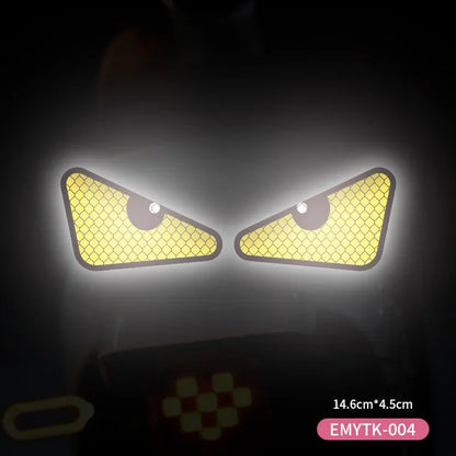 Demon Eyes Reflective Sticker for Bicycle 