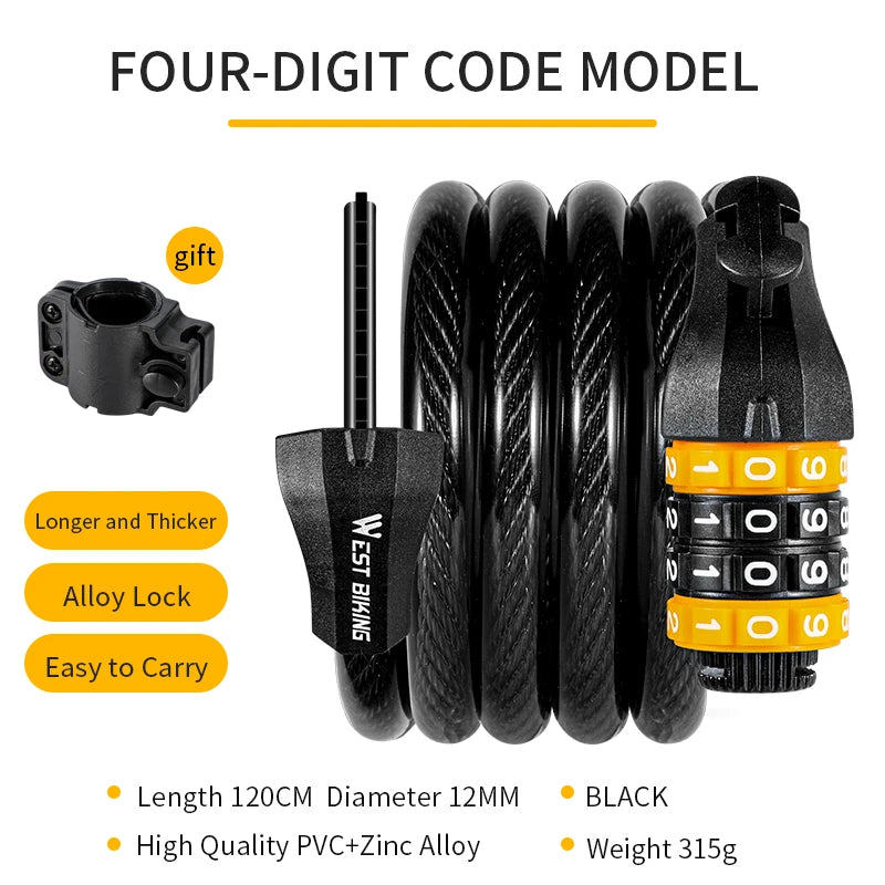 Bike Cable Lock 