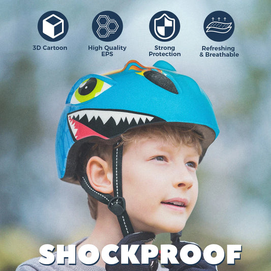 Kids Dinosaur Bike Helmet