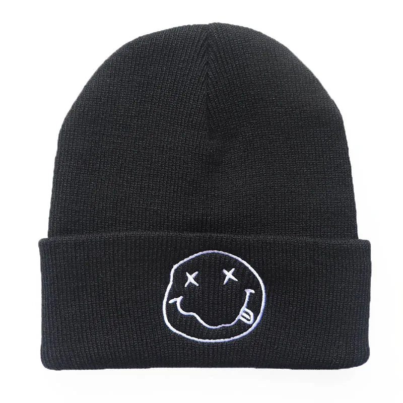 Mũ dệt kim thêu Unisex