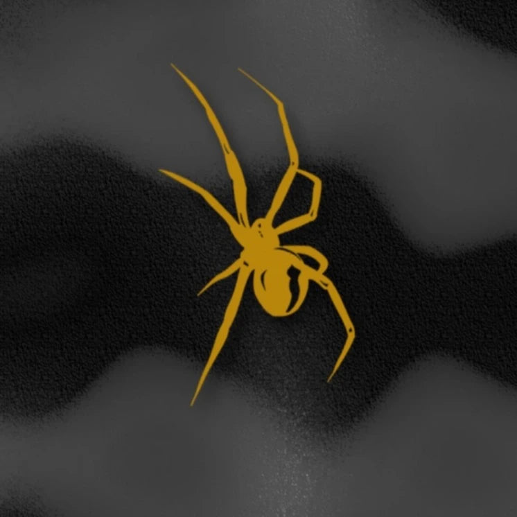 Autocollante réflexive agressive "Black Widow"