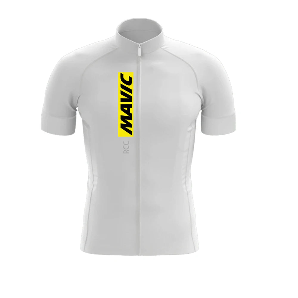 Men’s Cycling Jersey Short Sleeve – Breathable Full Zip Road MTB