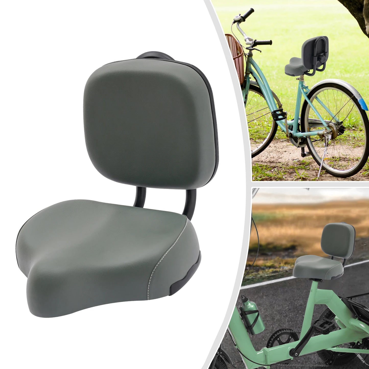 Bicycle Rear Seat with Backrest