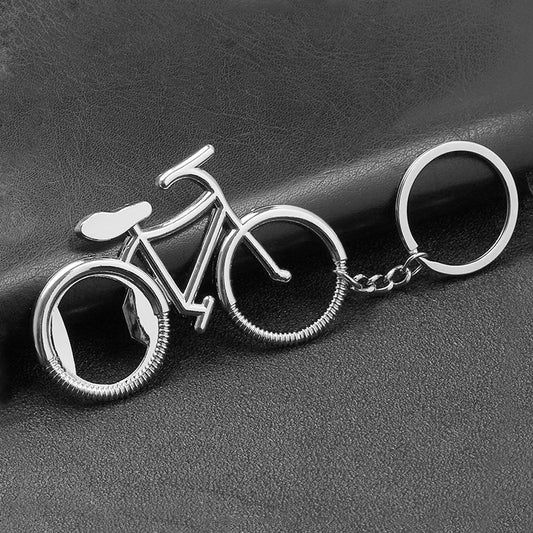 Bike Bottle Opener Keychain 