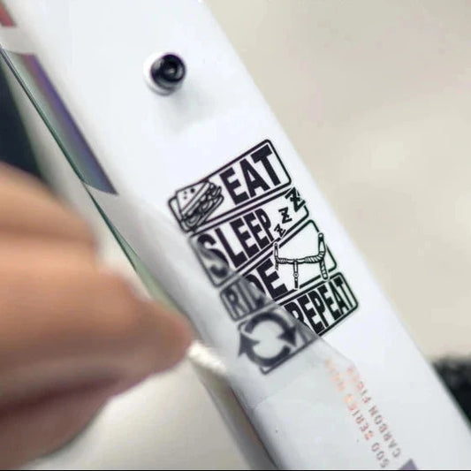 Reflective Waterproof Bicycle Frame Stickers – Top Tube Decals