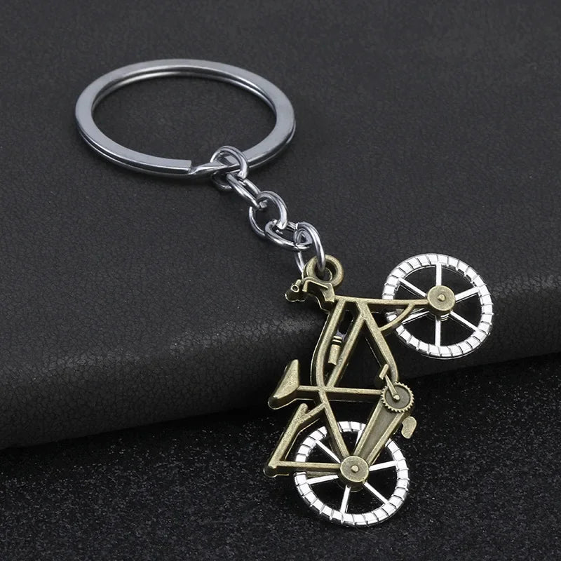 Vintage Bicycle Keychain 