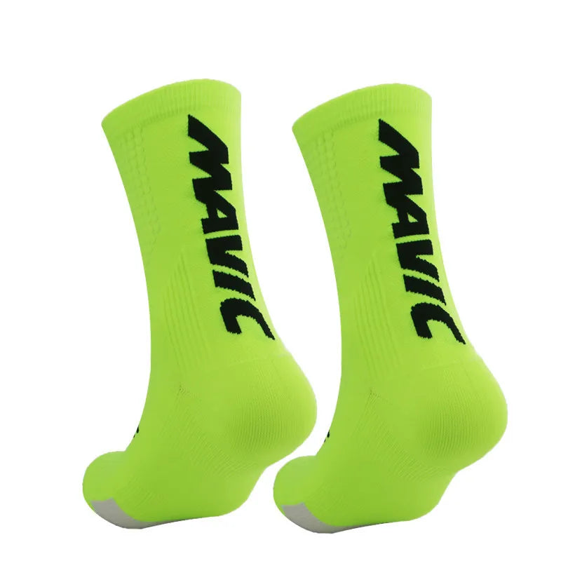 Compression Cycling Socks – Mid Tube, Polyester-Nylon Blend, 8 Colors (Size 37–44)