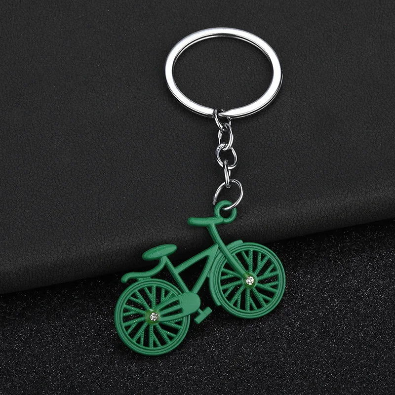 Llavero con diseño de bicicleta. 
