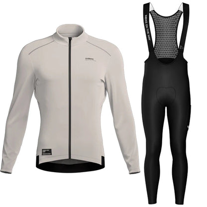 Camisa de ciclismo térmica forrada de lã quente
