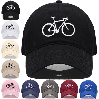 Fahrrad-Baseballmütze aus Baumwolle