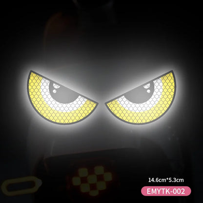Demon Eyes Reflective Sticker for Bicycle 