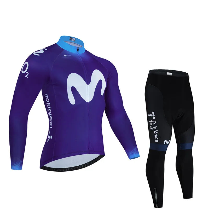 Spain Autumn Cycling Jersey Set 
