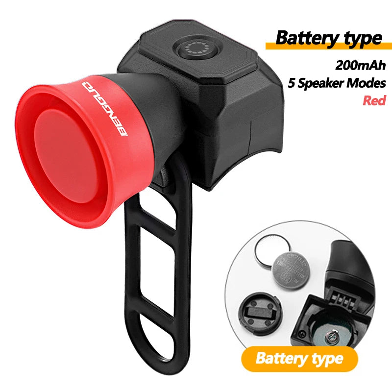 Rechargeable 120dB Bicycle Horn