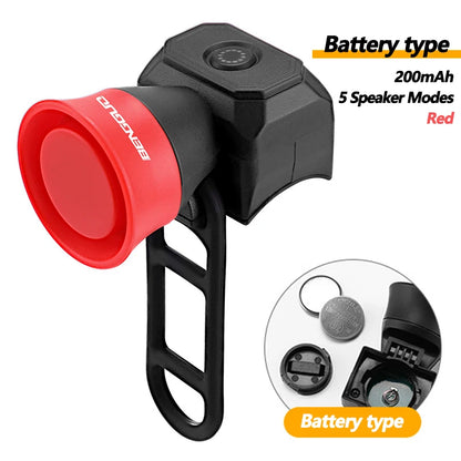 Rechargeable 120dB Bicycle Horn