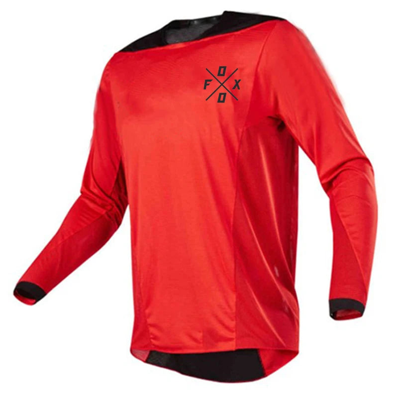 Men's MTB Downhill Jersey – Long Sleeve Mountain Bike Shirt
