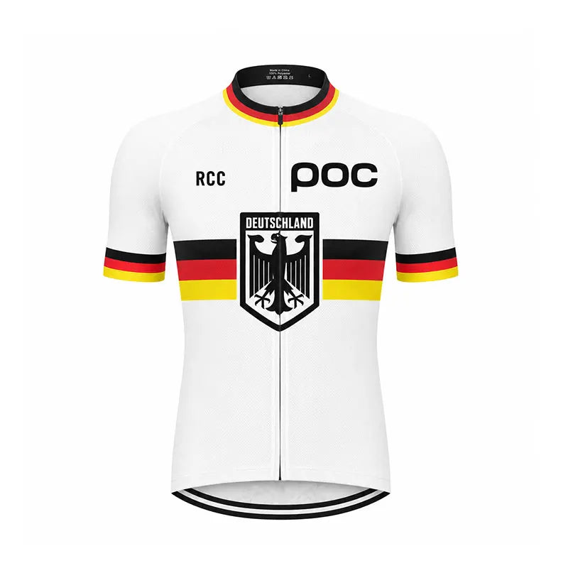 Men’s Short Sleeve Cycling Jersey – Quick-Dry MTB Road Bike