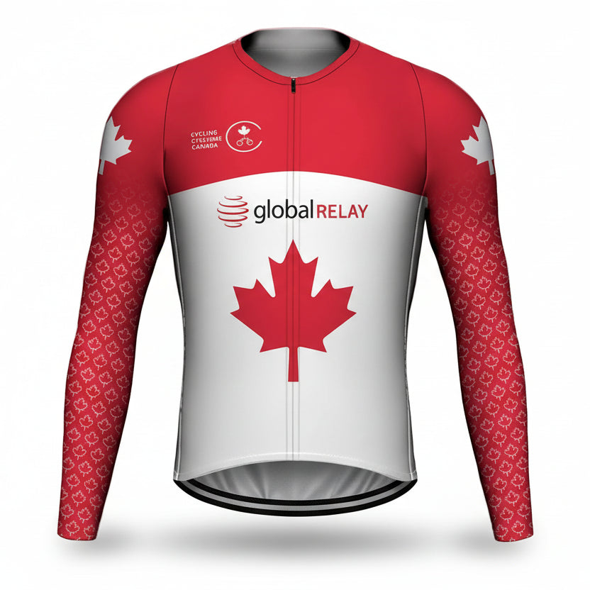 Canada Team Cycling Jersey Long Sleeve 