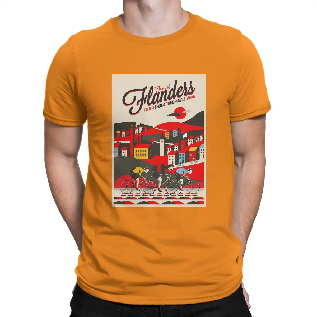 Vintage-Bike-Shirt der Flandern-Rundfahrt