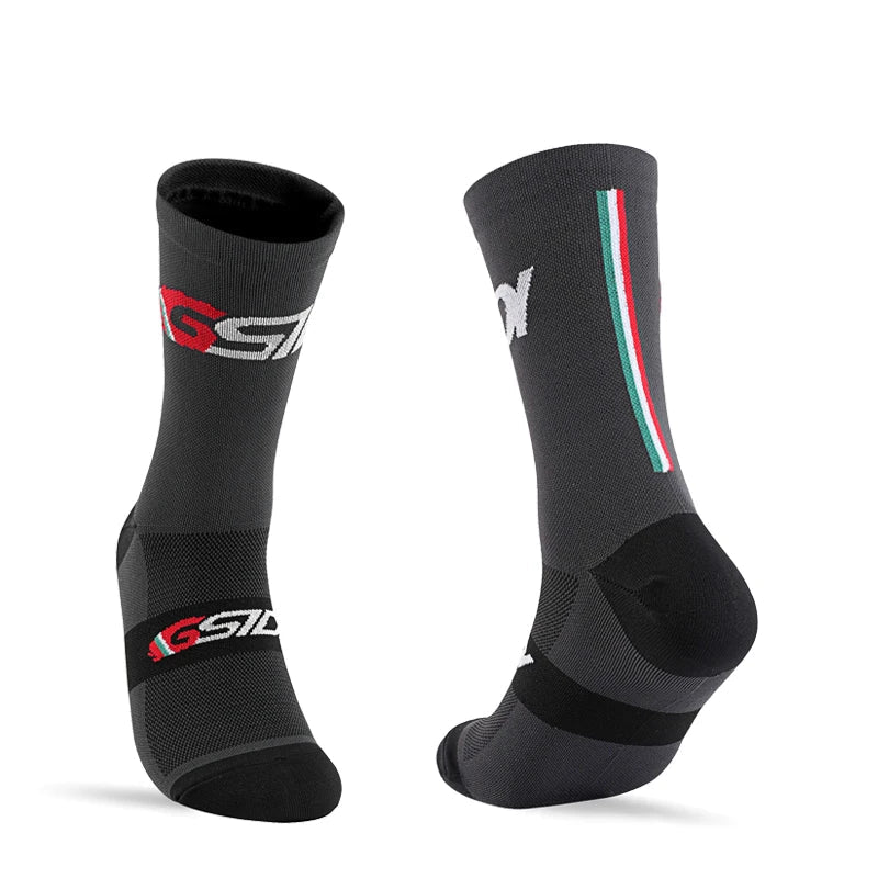 High-Performance Mid-Calf Cycling Socks