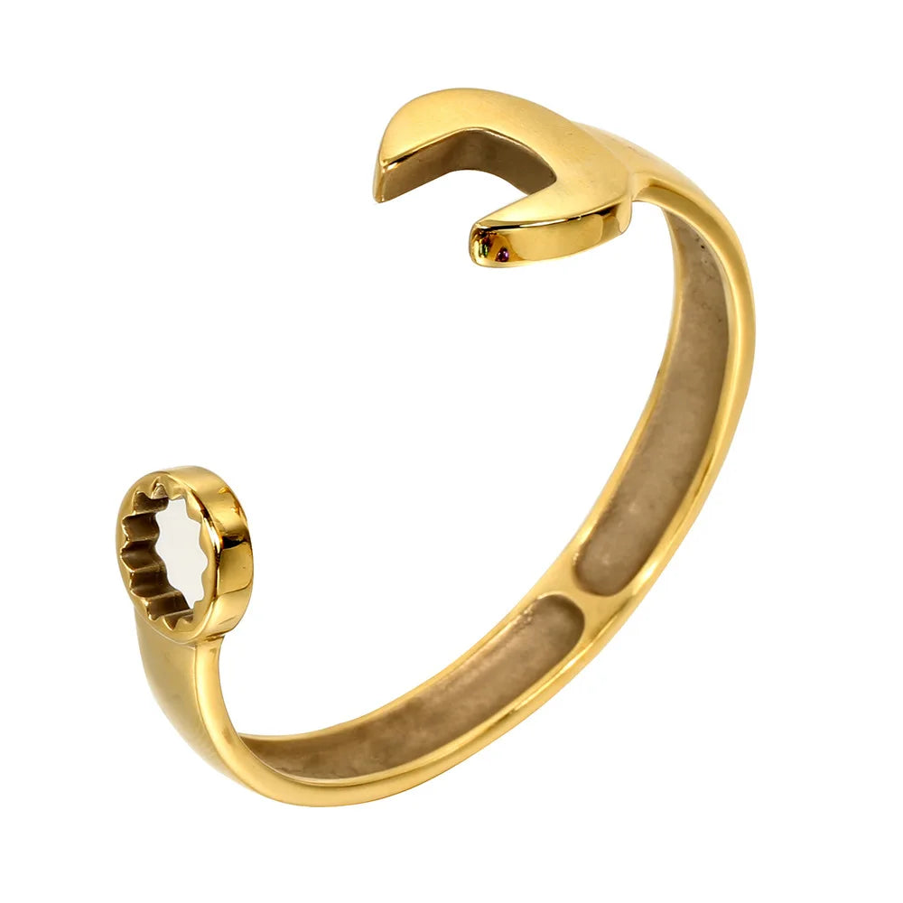Wrench Design Bangle