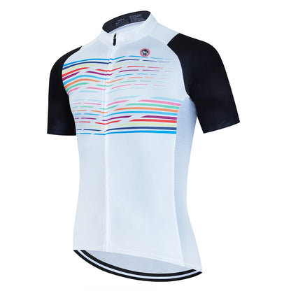 Men's Summer Cycling Jersey – Short Sleeve, Quick-Dry & Breathable
