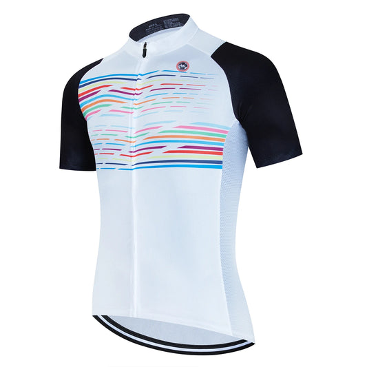 Men's Summer Cycling Jersey – Short Sleeve, Quick-Dry & Breathable
