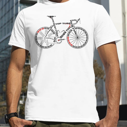 Künstlerisches Typografie-T-Shirt